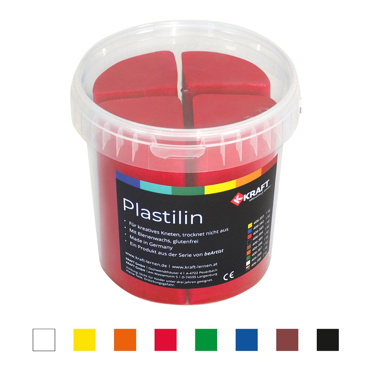 Boetseerklei | 1 kg | Rood