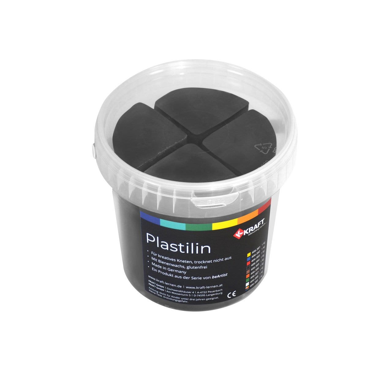 Boetseerklei | 1 kg | Zwart