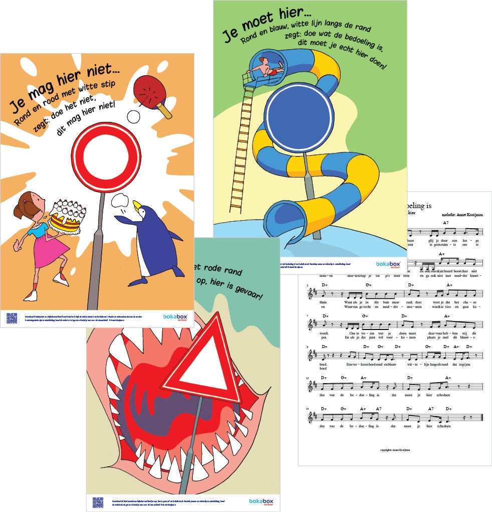 De Bokabox Verkeersbordenposters