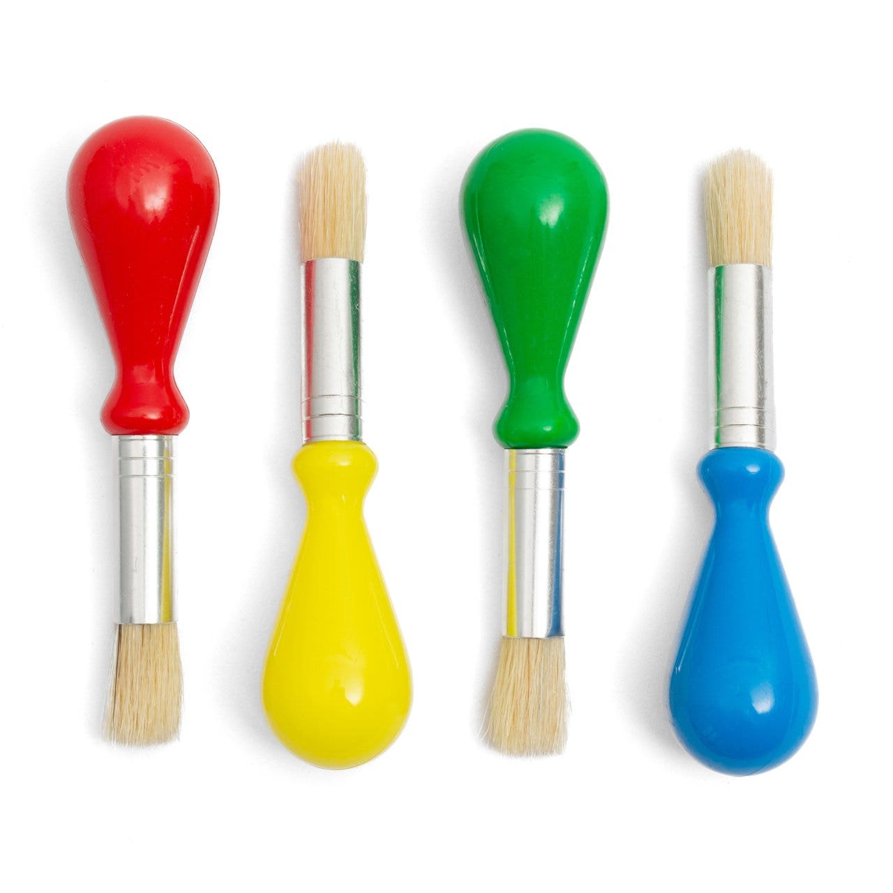 Borstel met bolvormige steel | Set van 4