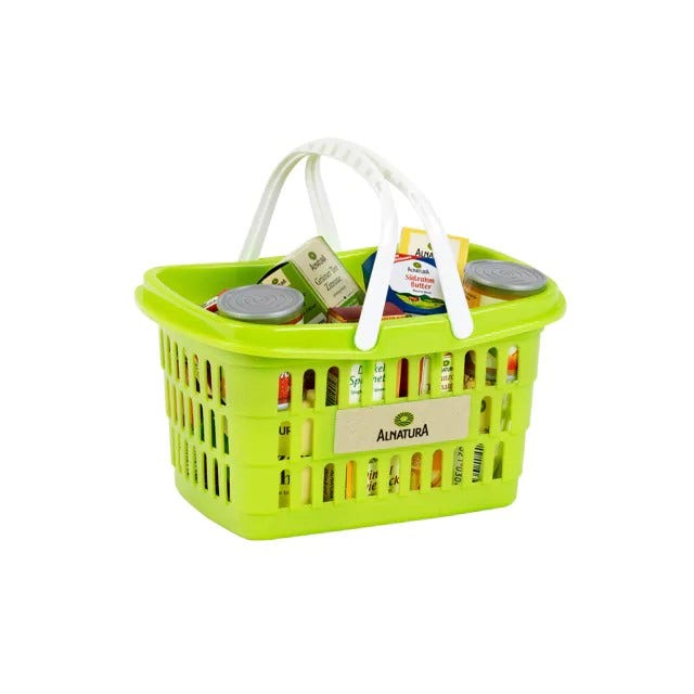 Winkelmand met boodschappen