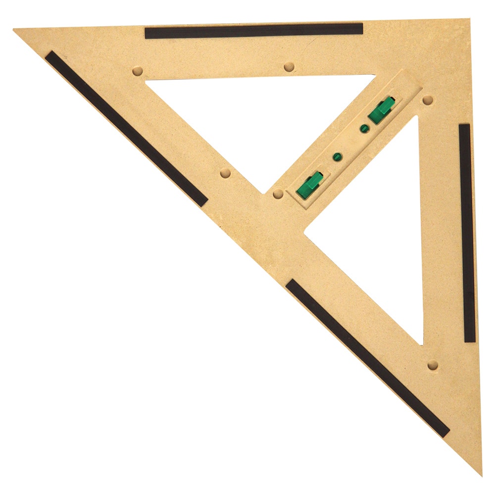 Bordgeodriehoek 45 graden | 60 cm | Magnetisch | RE-Wood