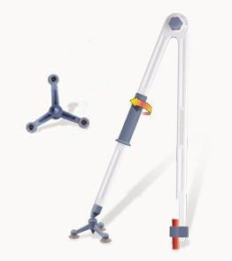 Bordpasser met zuignap
