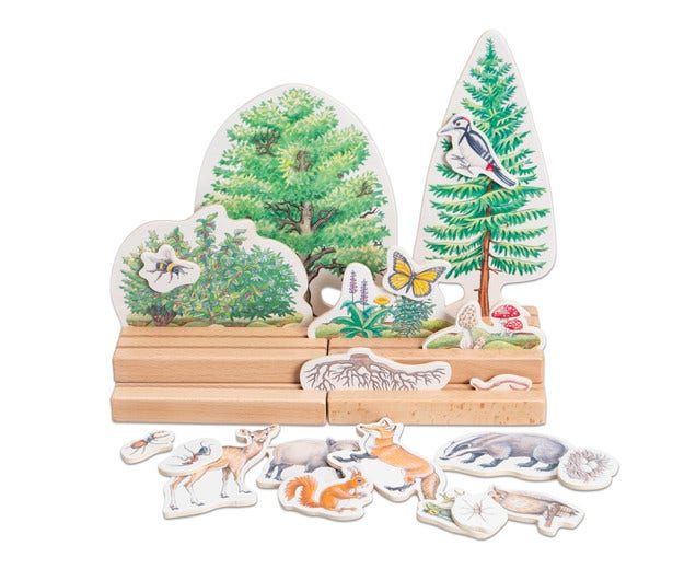 Het leven in het bos - educatief spel