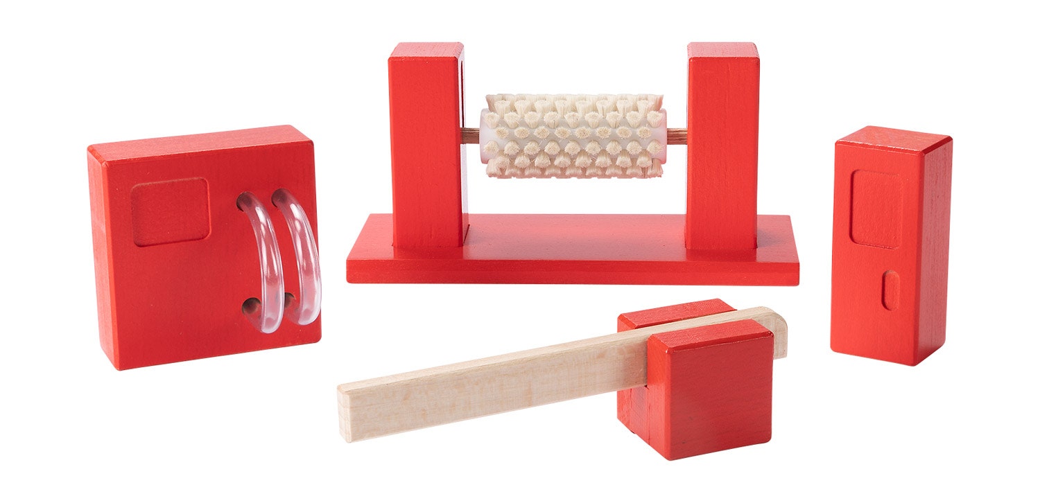 Bouw je eigen speelgarage | Accessoires 4-delig