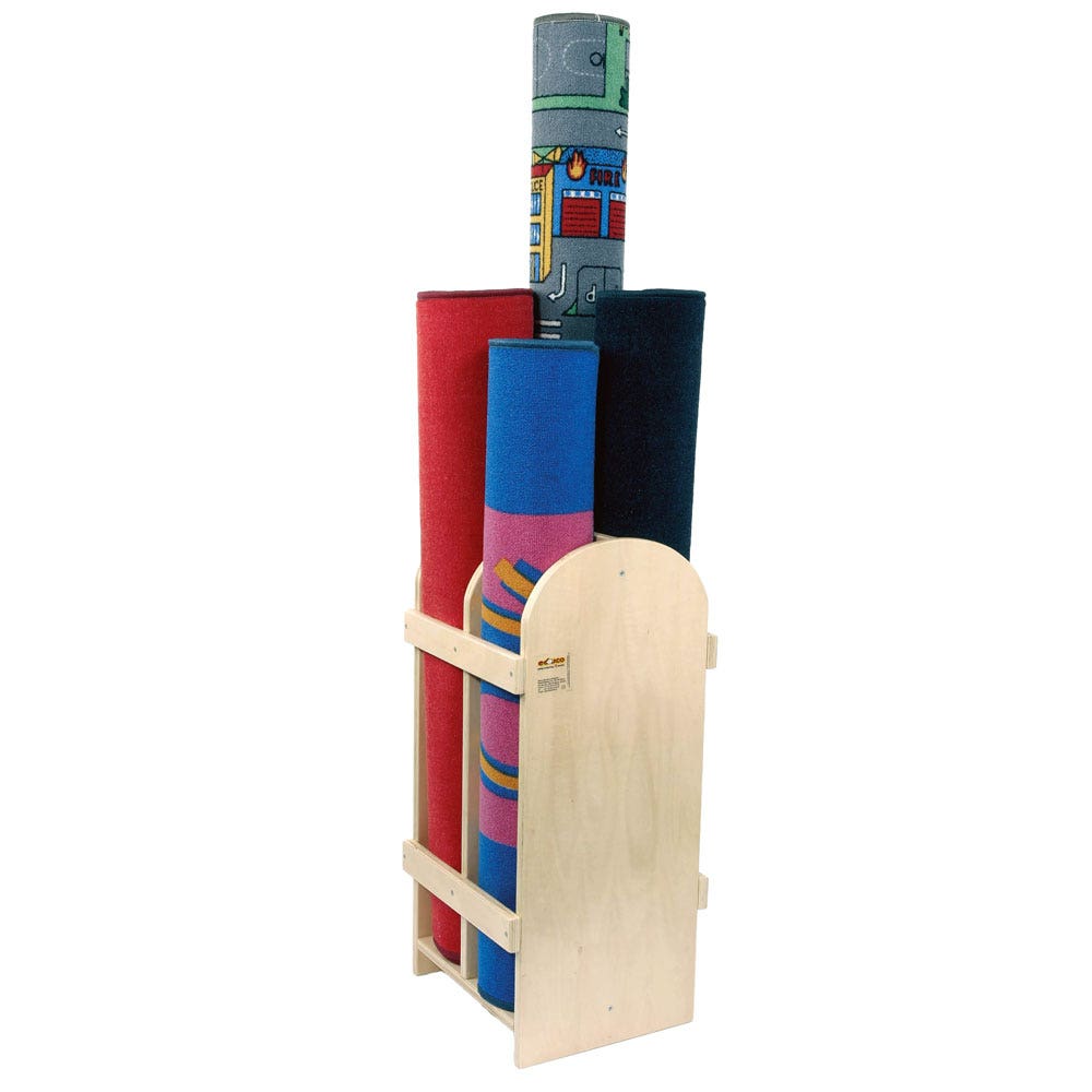 Bouwmattenrek voor 4 matten