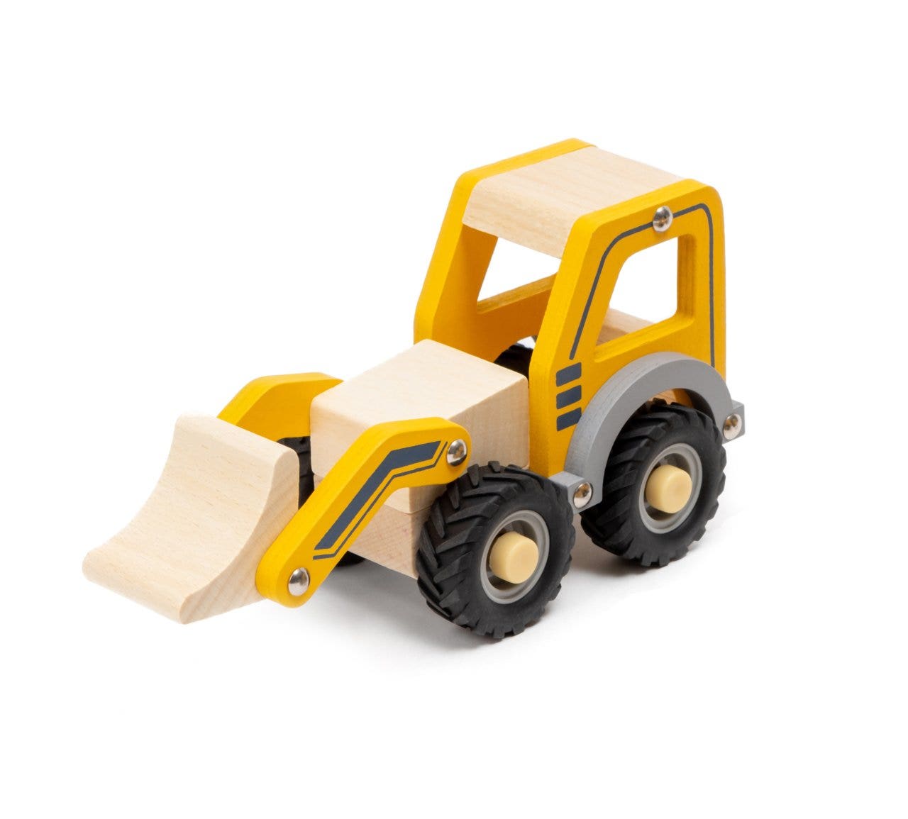 Speel bouwvoertuig | Bulldozer | Hout