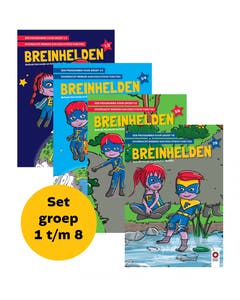 Breinhelden boekenset voor groep 1 t/m 8