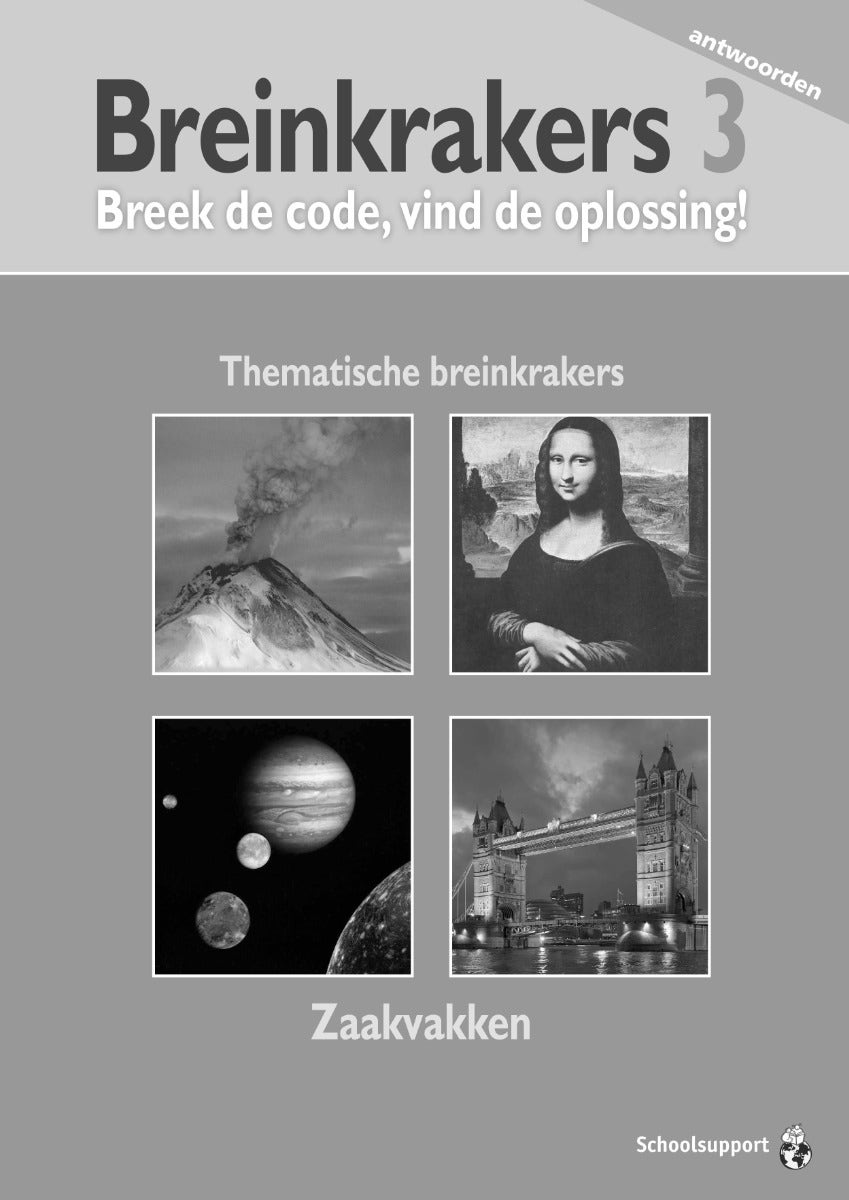 Breinkrakers 3 Antwoordenboek (zaakvakken)