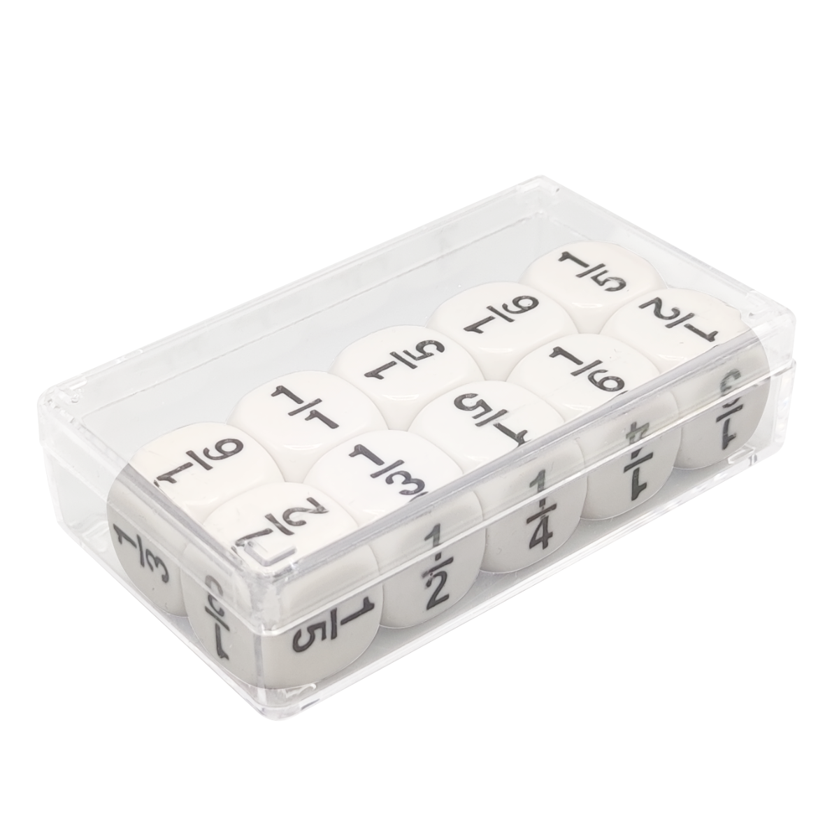 Breukendobbelstenen 1-6 in opbergdoosje | 10 stuks