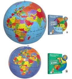Opblaasbare wereldbol (groot en klein)
