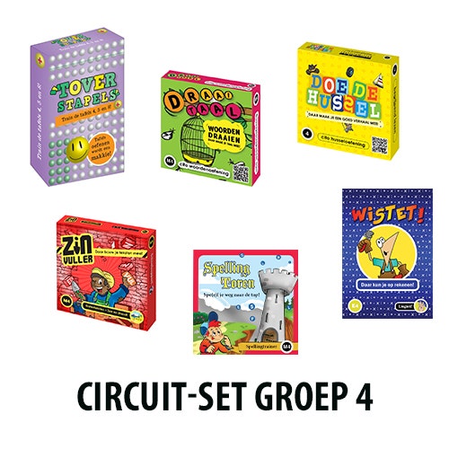 Spelletjes circuit-set groep 4