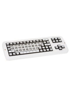 Clevy Contrast Keyboard (QWERTY - US int. - uppercase) - USB