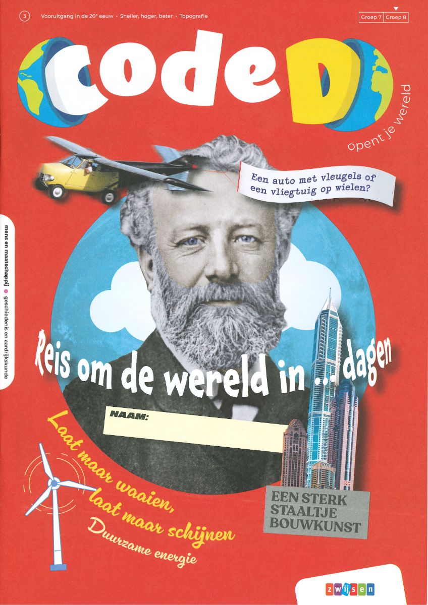 Het logo van de methode Code D van Uitgeverij Zwijsen