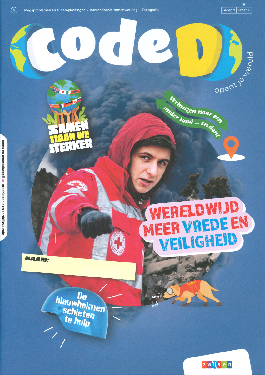 Het logo van de methode Code D van Uitgeverij Zwijsen