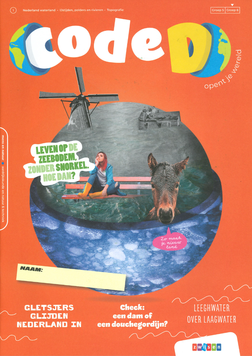 Het logo van de methode Code D van Uitgeverij Zwijsen