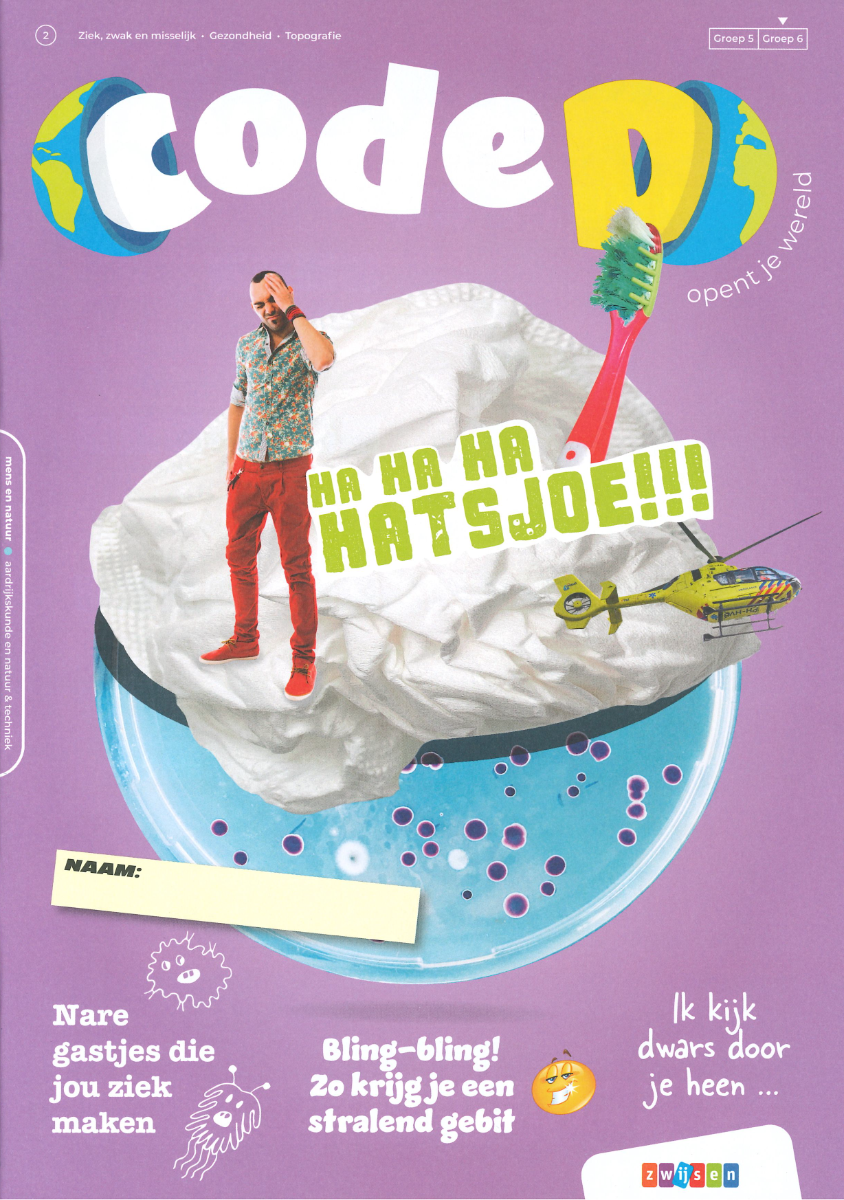 Het logo van de methode Code D van Uitgeverij Zwijsen