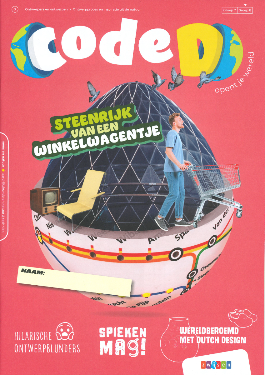 Het logo van de methode Code D van Uitgeverij Zwijsen