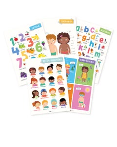 Complete set Kleuterposters (5 ex.) - Lesmaatje
