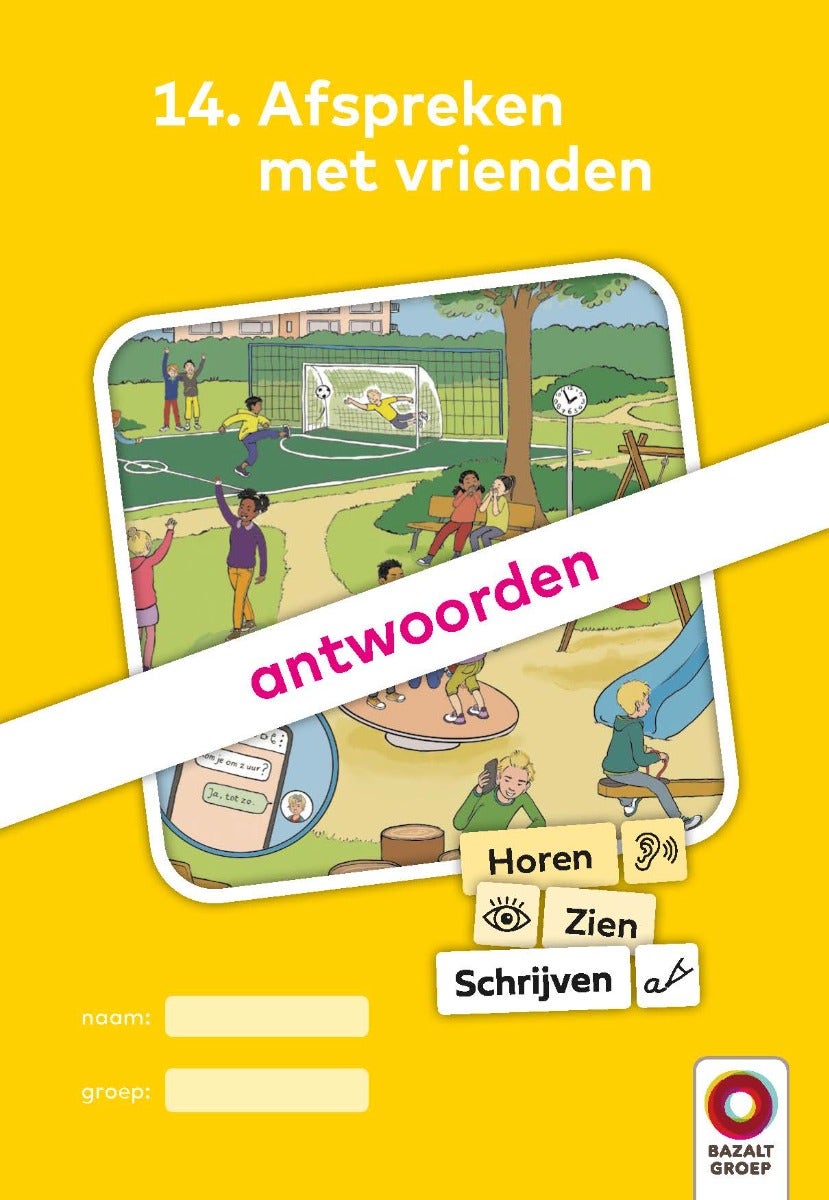 Antwoordenboek 14 (niveau 2) | Horen, Zien en Schrijven