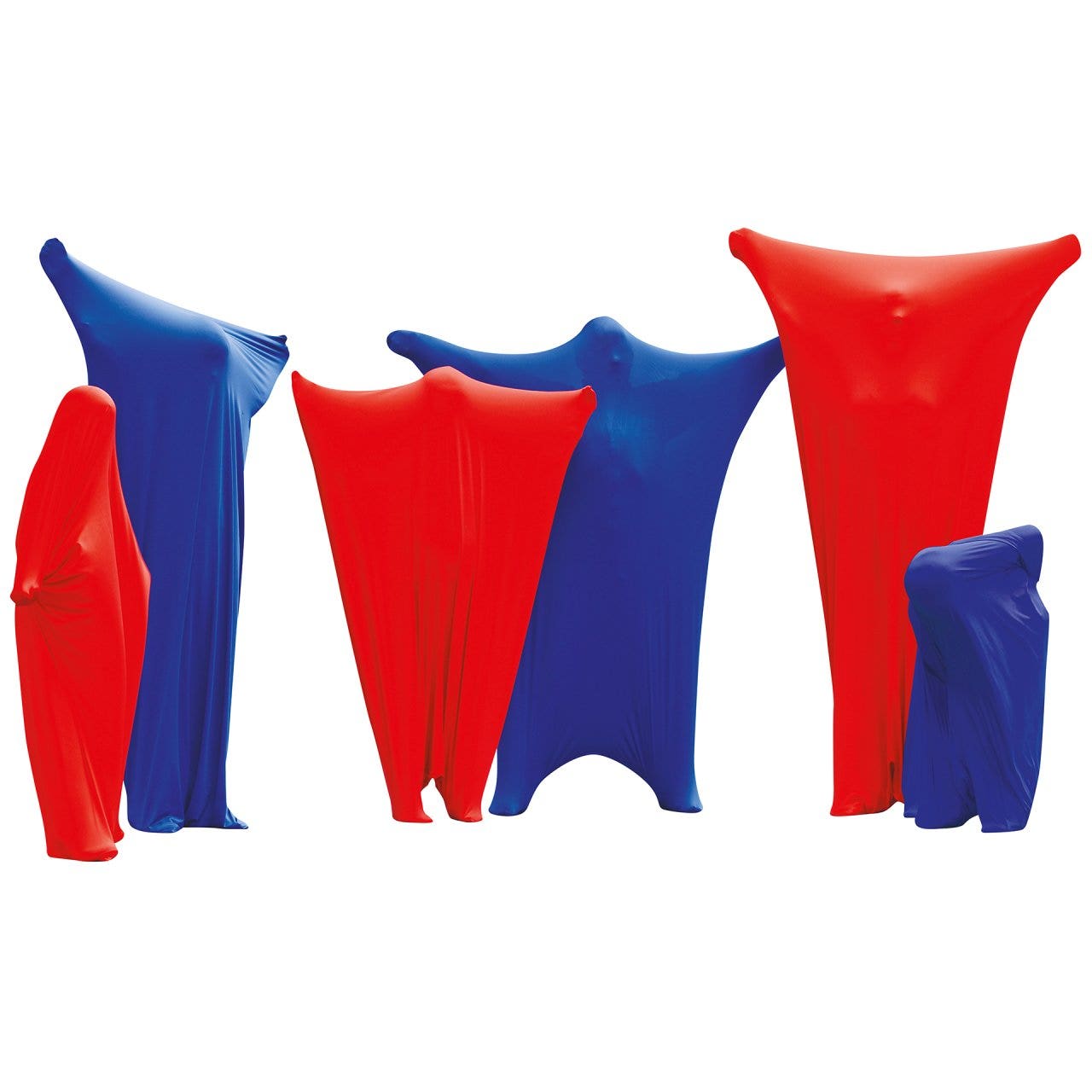 Danszak | 3x Rood - 3x Blauw | Medium