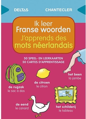 Speel- en leerkaarten - Ik leer Franse woorden