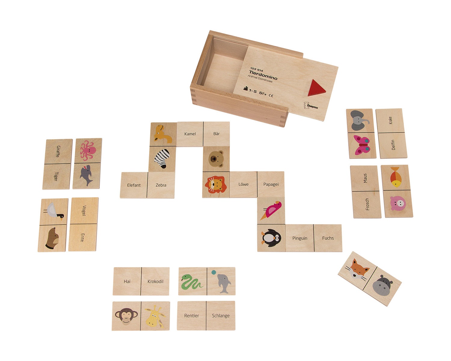 Dierendomino | Duits