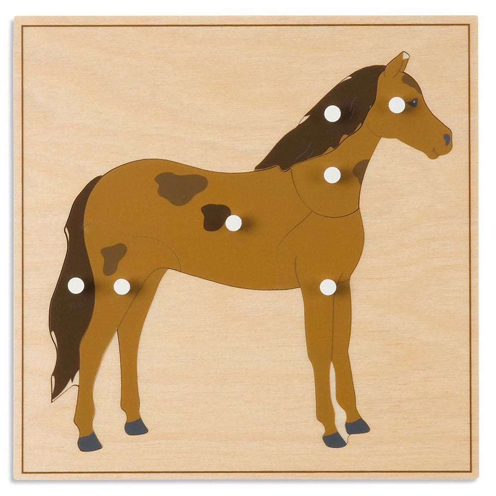 Dierenpuzzels: Paard