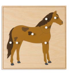 Dierenpuzzels: Paard