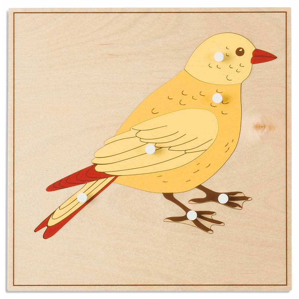 Dierenpuzzels: Vogel