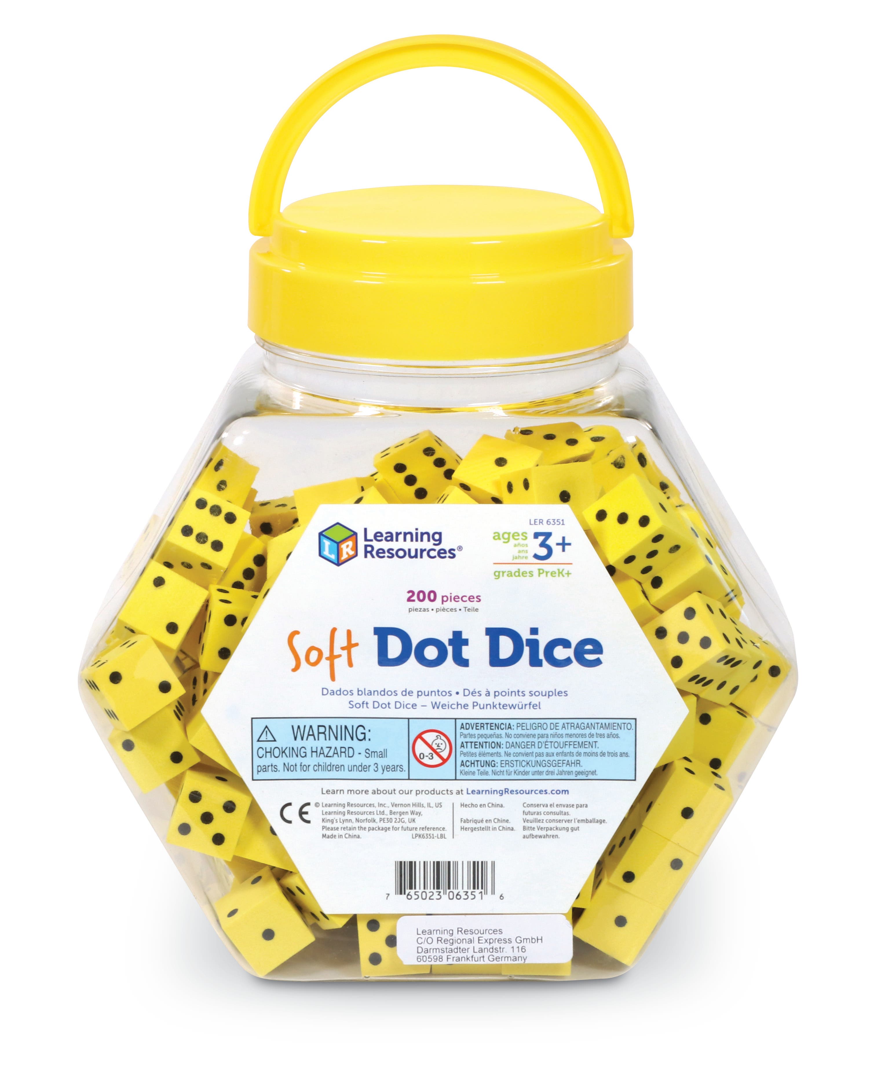 Dobbelstenen met stippen | Foam | Set van 200
