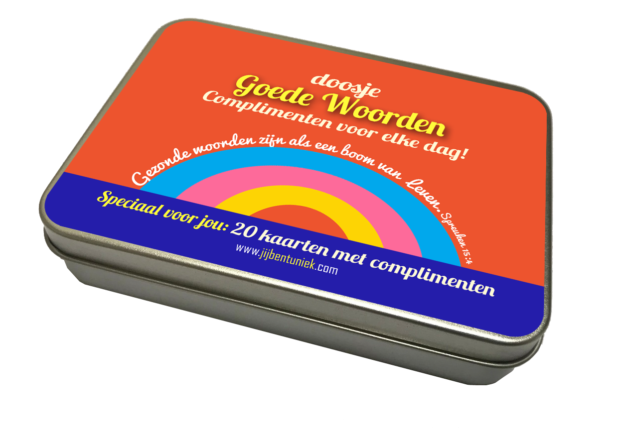 Jij bent Uniek! - Doosje 'Goede Woorden' - Complimenten