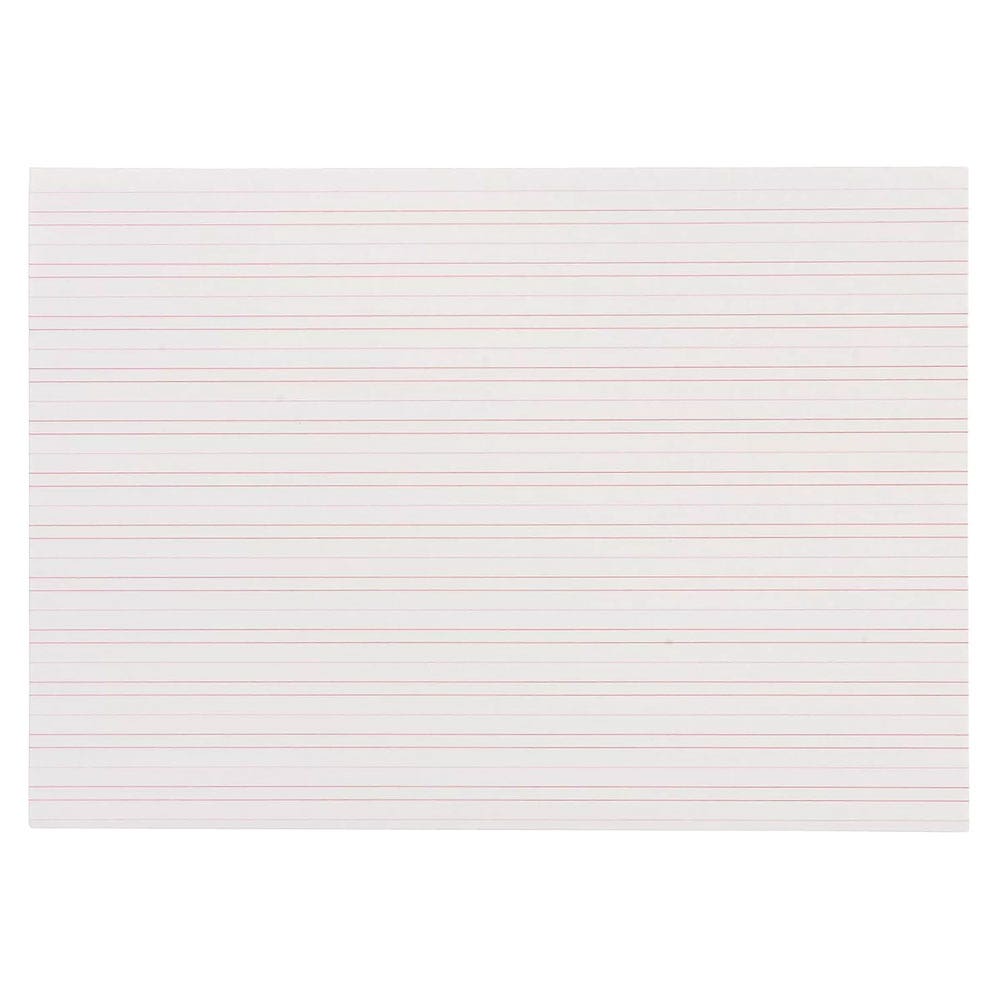 Dubbel gelinieerd papier