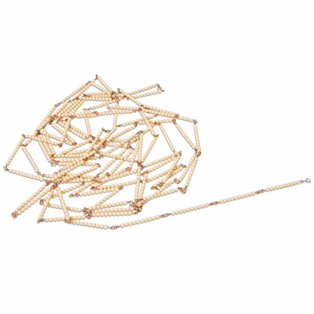 Duizendketting: losse kralen Glas