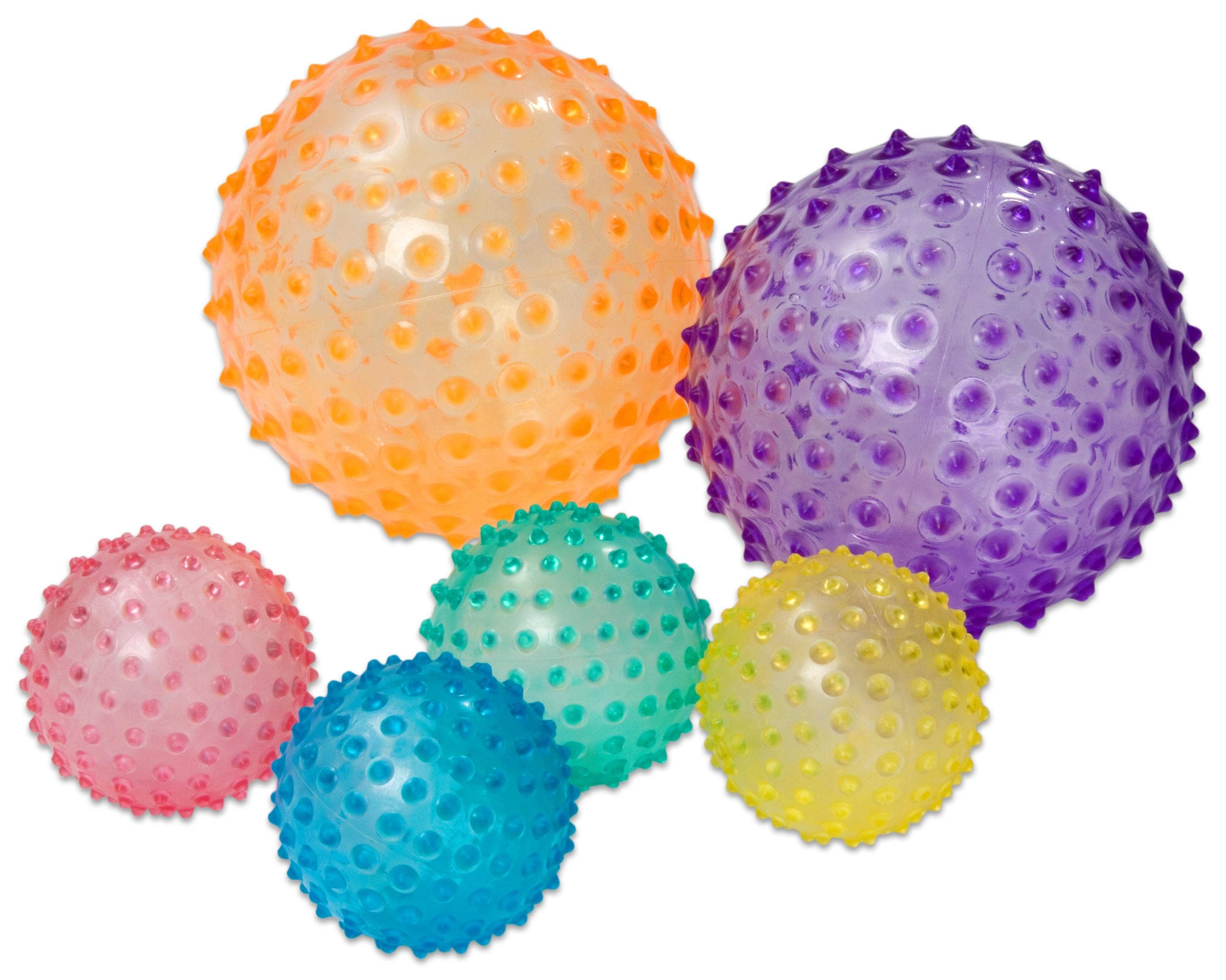 Set sensomotorieke ballen 6 stuks 11 cm