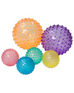 Set sensomotorieke ballen 6 stuks 11 cm