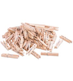 Houten wasknijpers (100 stuks)