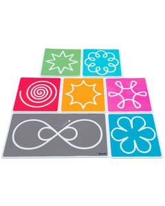 Schrijfhulp - Voorbereiding op schrijven (vierkant)