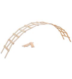 Houten constructie latjes 99 stuks