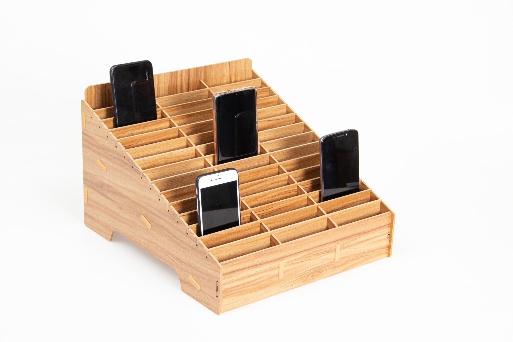 Opbergkast mobiele telefoons | Hout