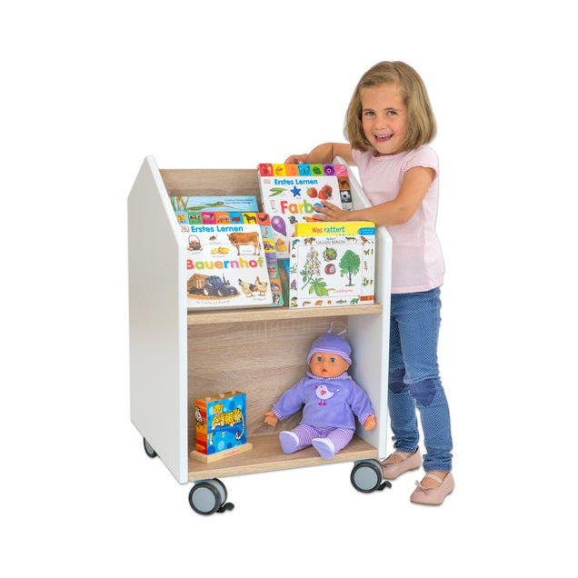 EduCasa boekenwagen groot wit