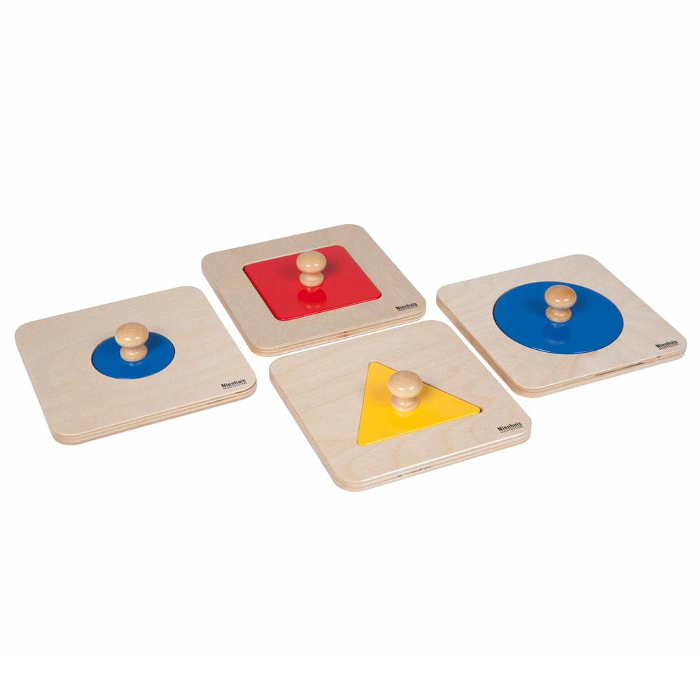 Enkelvoudige vormenpuzzels