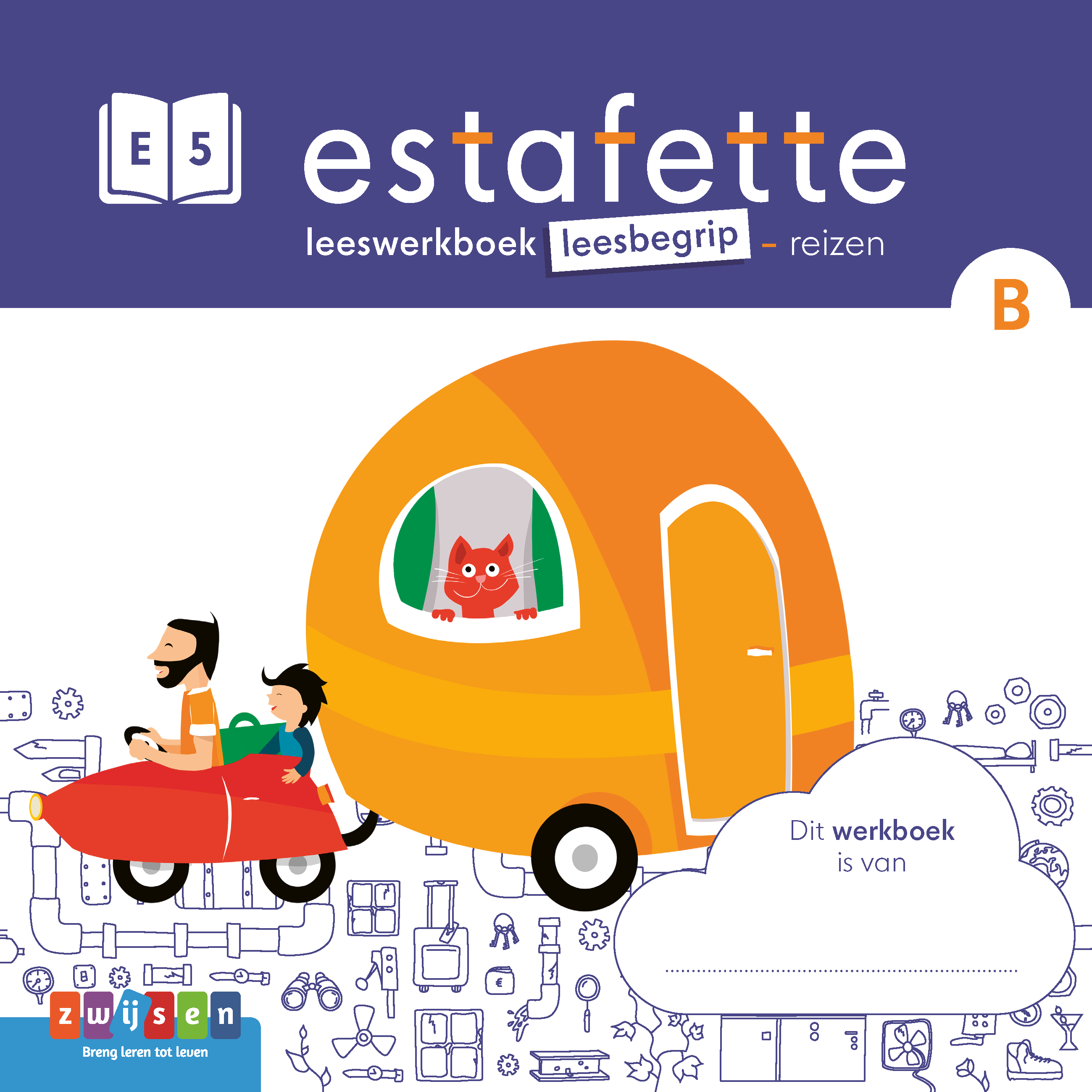 Estafette editie 3 - Groep 6 - werkboek leesbegrip M6-B (1 ex.)