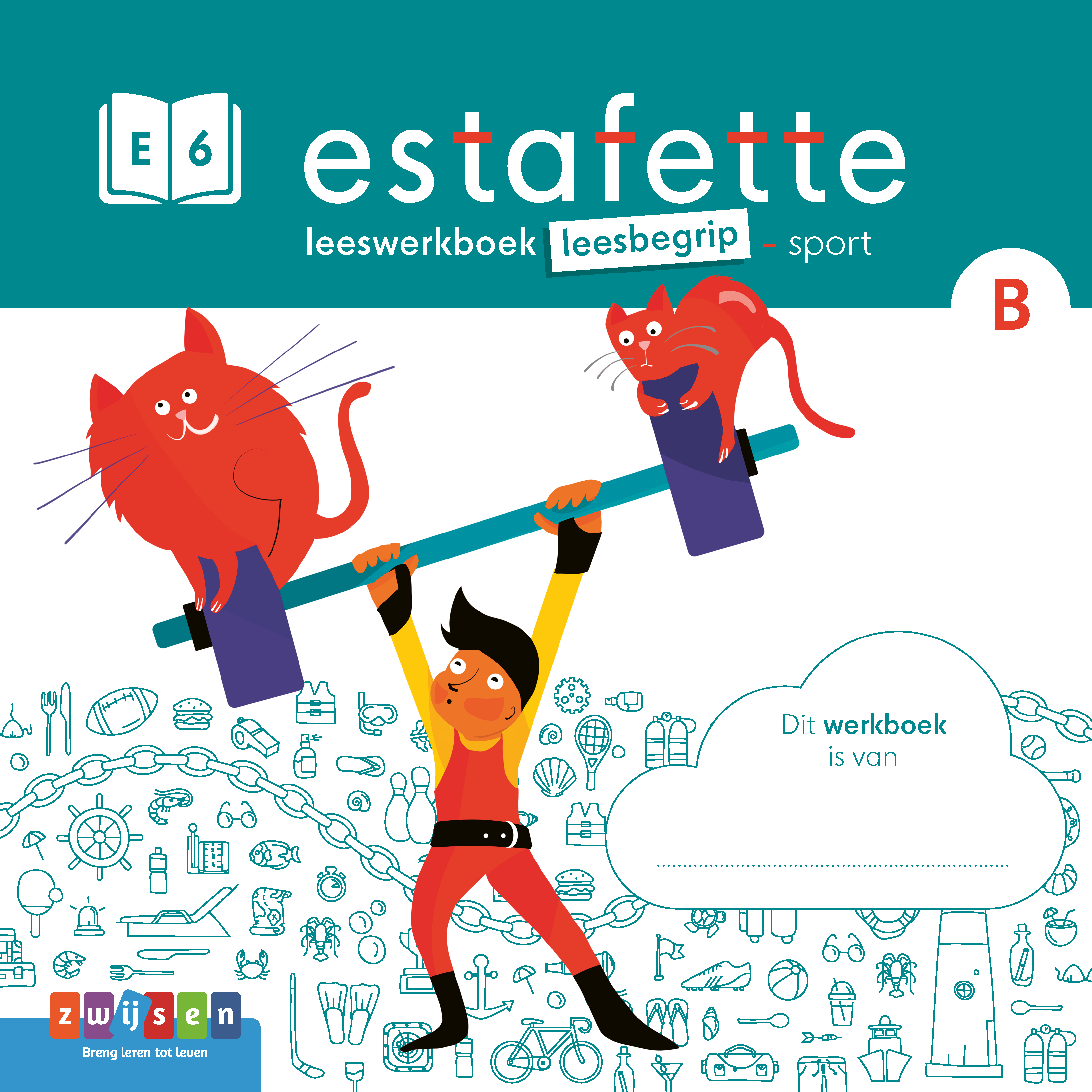 Estafette editie 3 - Groep 6 - werkboek leesbegrip E6-B (1 ex.)
