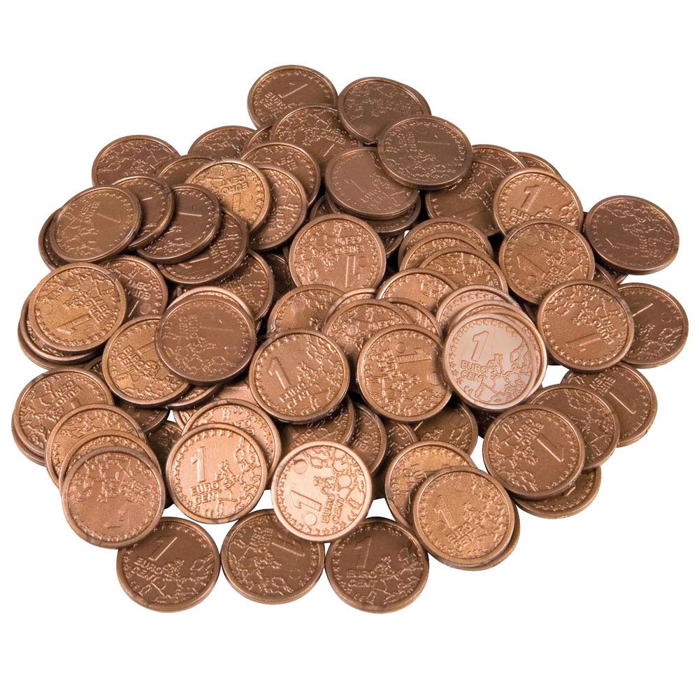 Euromunten 1 eurocent (100 st.)