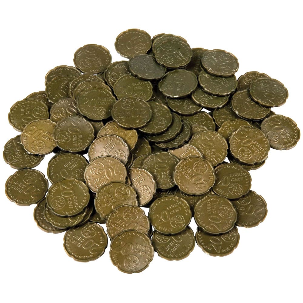 Euromunten 20 eurocent (100 st.)
