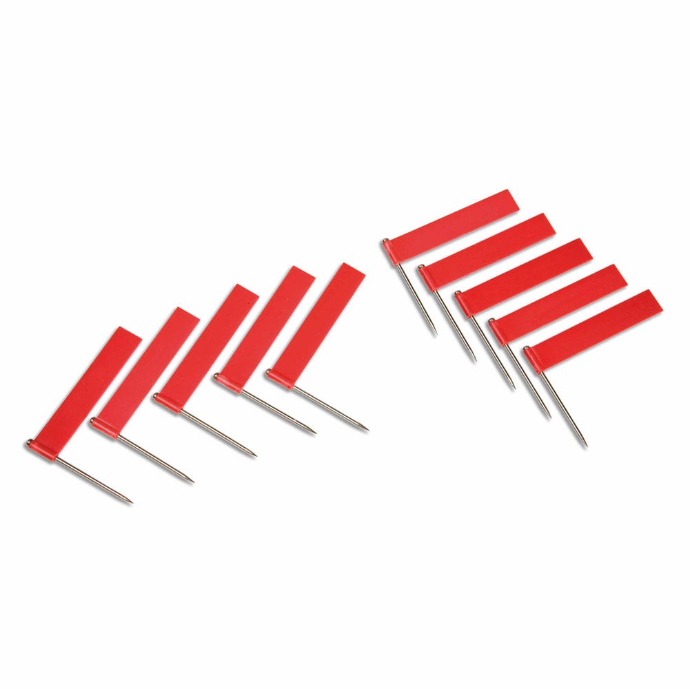 Extra vlaggen (10) rood