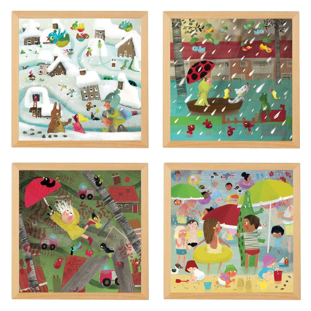 Puzzels extreem weer (4 stuks)