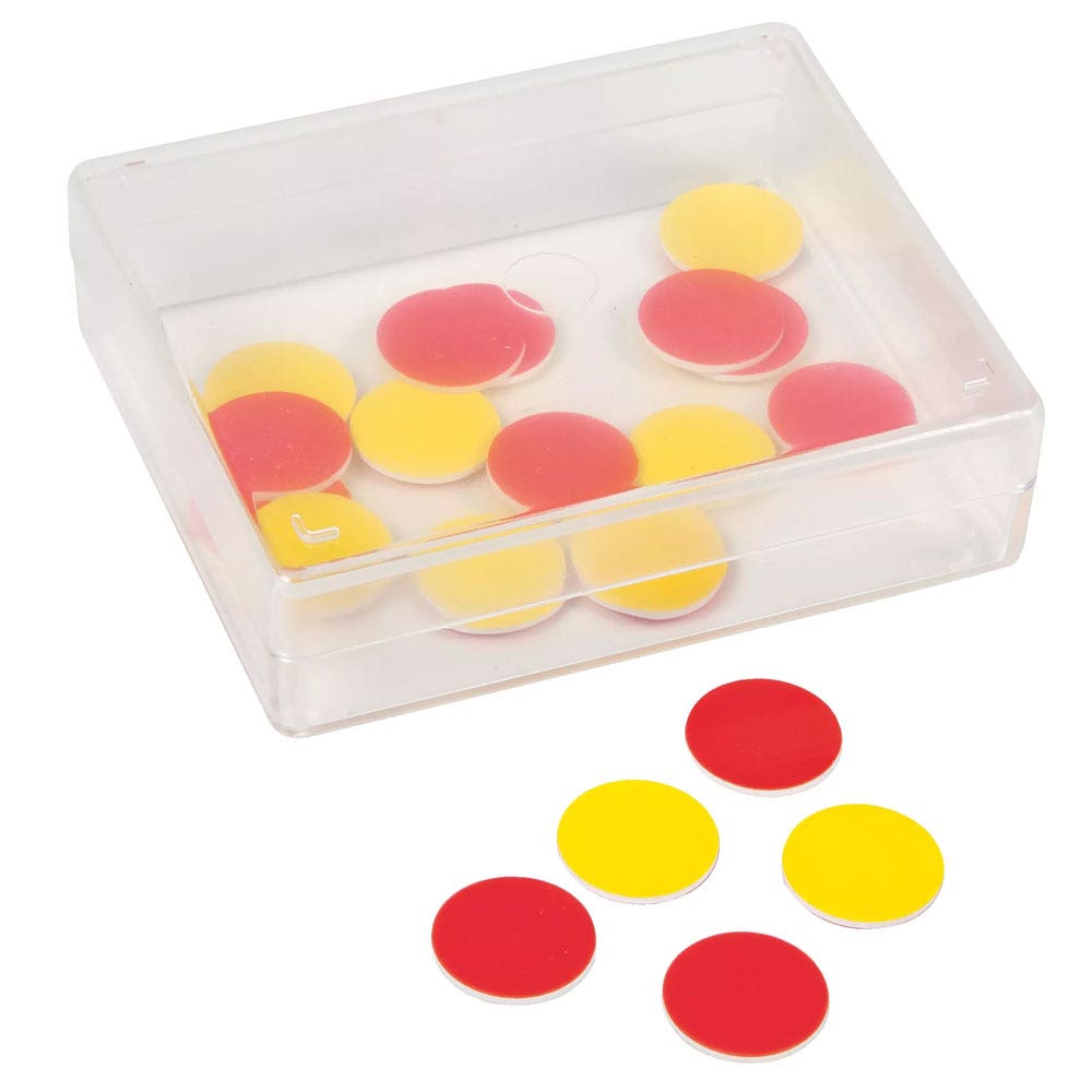 Rekenfiches rood/ geel (20)