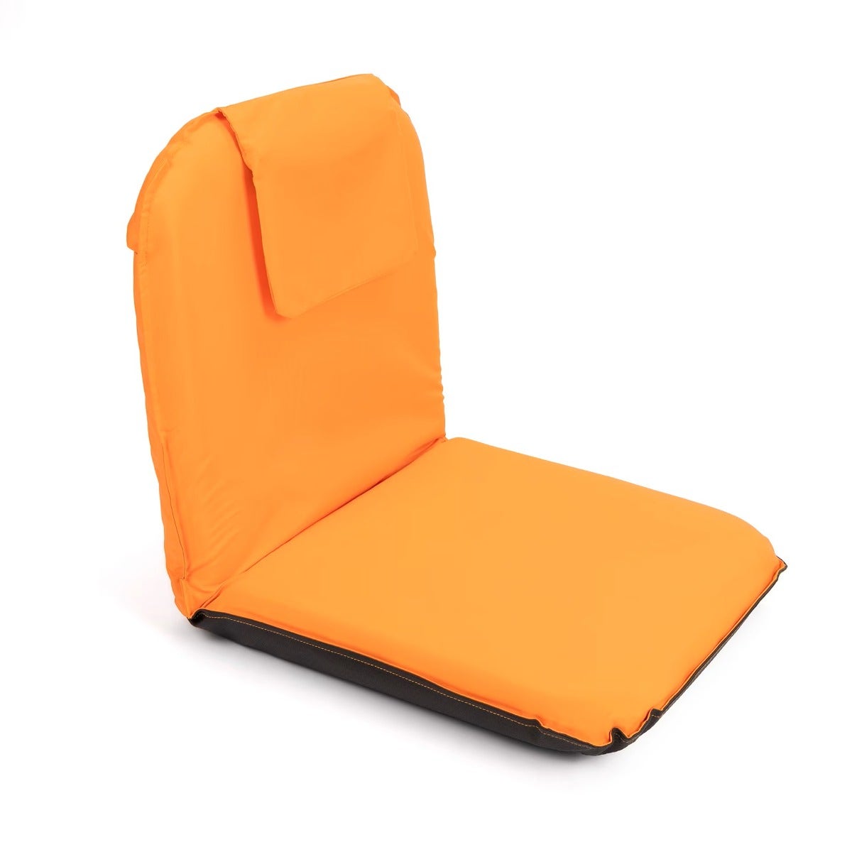 Flexistoel | Vloerkussen met rugleuning | Oranje
